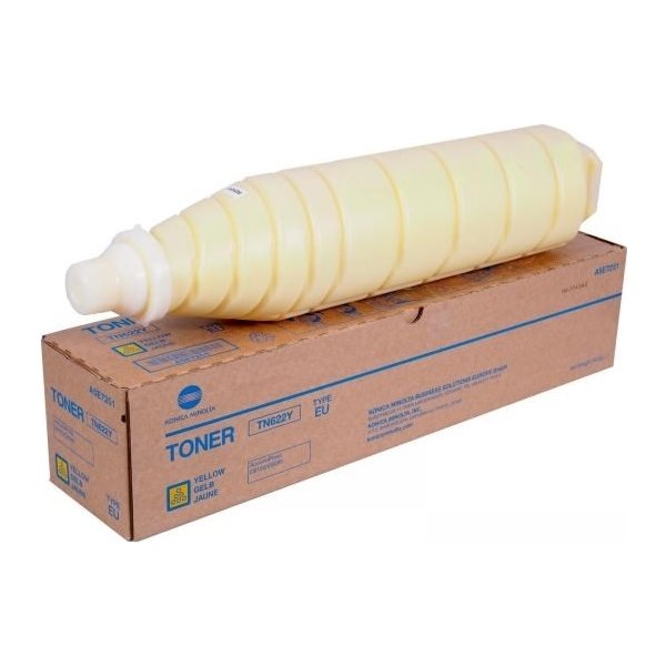 Konica Minolta C6085/C6100 TN622Y toner, gul