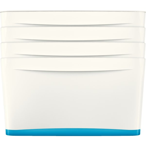 Leitz MyBox Opbevaringsboks | Large | Hvid/blå