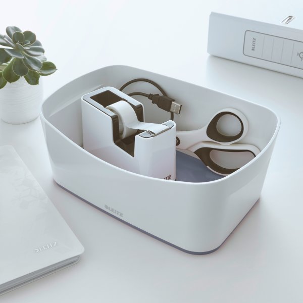 Leitz MyBox Förvaringsback Vit/Grå