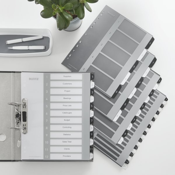 Leitz WOW utskrivbart Register A4+ 1-20