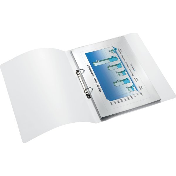 Leitz WOW A4-ringpärm, 2OR, 32 mm, EU-hål, vit