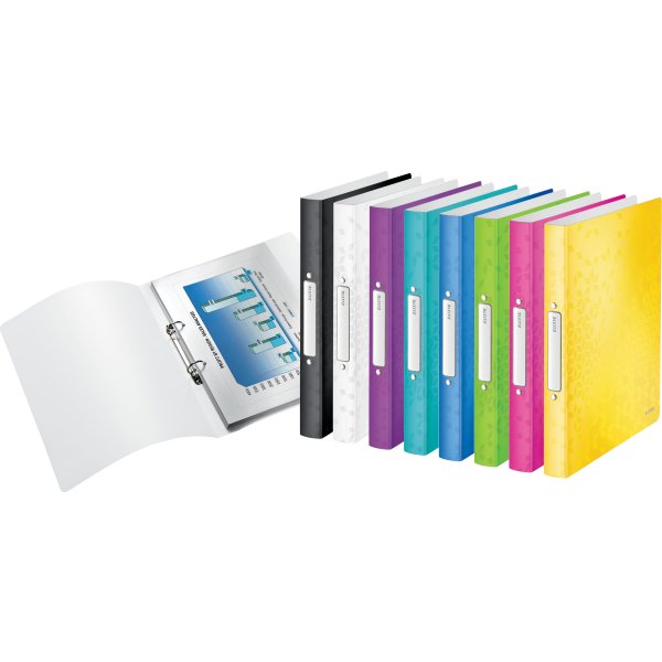 Leitz WOW A4-ringpärm, 2OR, 32 mm, EU-hål, vit