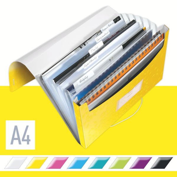 Leitz WOW Projektmapp | A4 | Gul