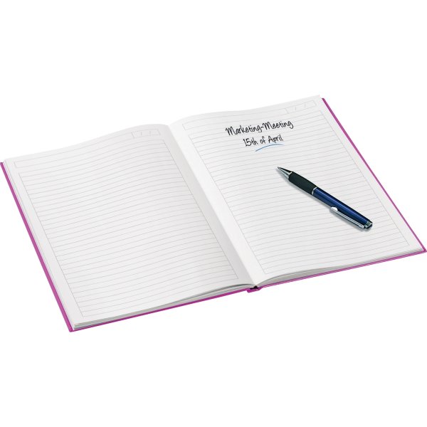 Leitz WOW Notesbog | A4 | Linjeret | Pink