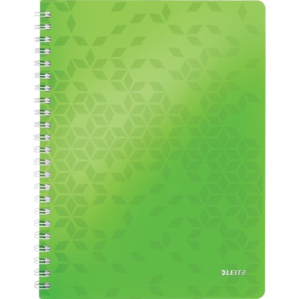 Leitz WOW Spiral Notesbog | A4 | Linjeret | Grøn