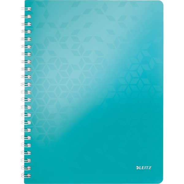 Leitz WOW Spiral Notesbog | A4 | Linjeret | Isblå