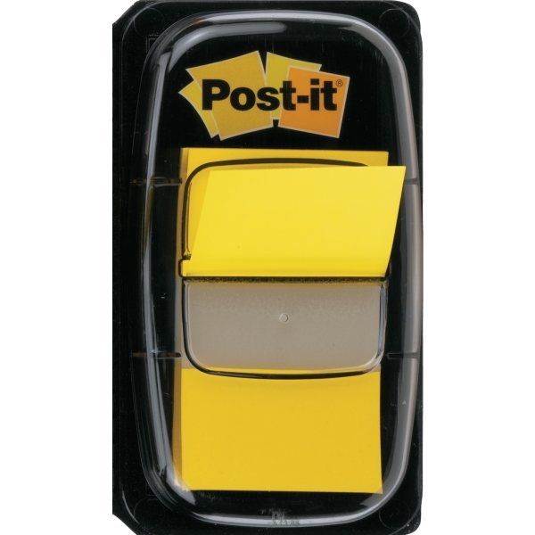 Post-it Indexfaner | 25x43 mm | Gul