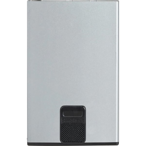 Samsonite Alufit RFID Card Case Wallet, sølv