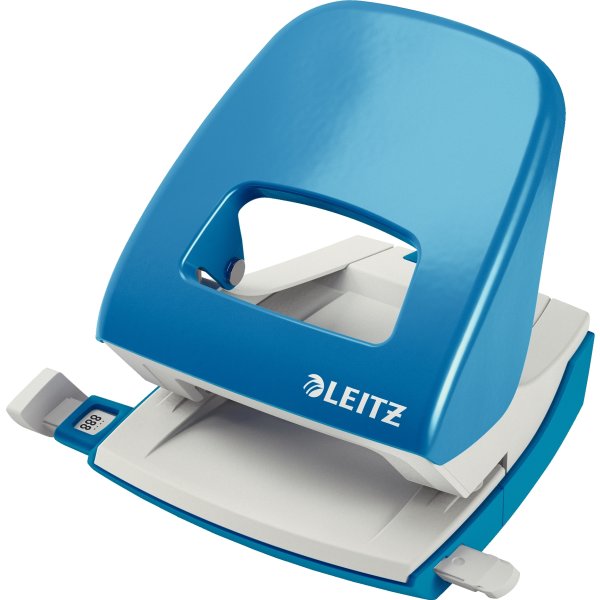 Leitz 5008 Hulapparat | 30 ark | Lys blå