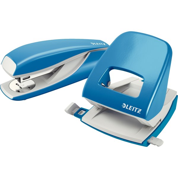 Leitz 5008 Hulapparat | 30 ark | Lys blå