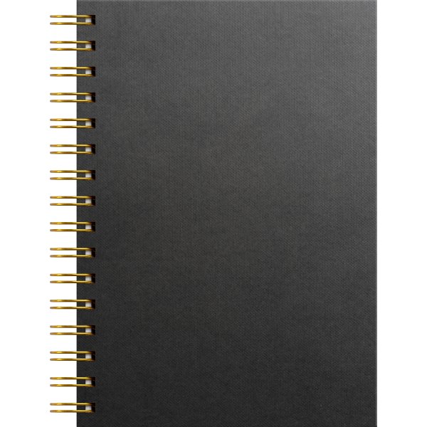 Burde Notesbog | A5 | Linjeret | Black