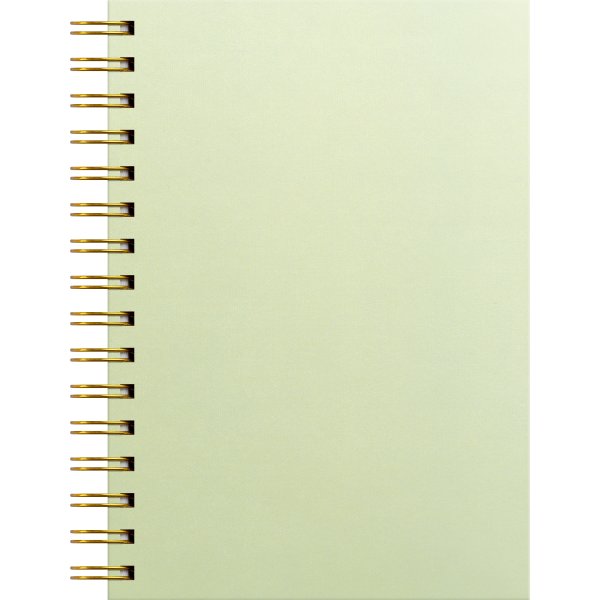 Burde Notesbog | Spiral | A5 | Linjeret | Green