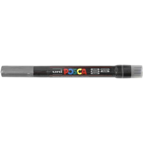 Posca Marker | PCF350 | Brush | 1-10 mm | Silver