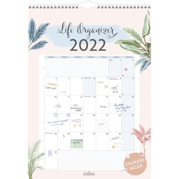 Mayland 2022 Vægkalender | Life Organizer