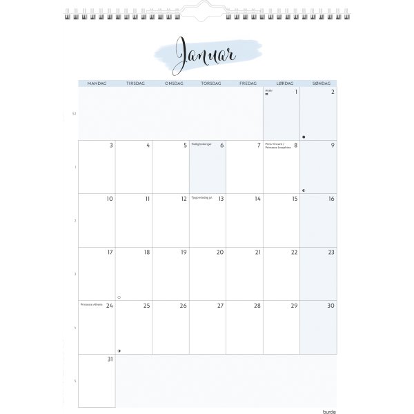 Mayland 2022 Vægkalender | Life Organizer