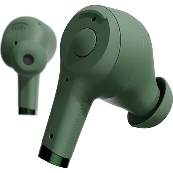 Sudio ETT True Wireless ANC høretelefoner, grøn