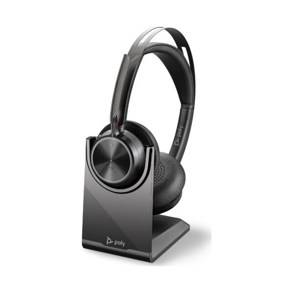 Poly Voyager Focus 2 UC USB-C m/stander