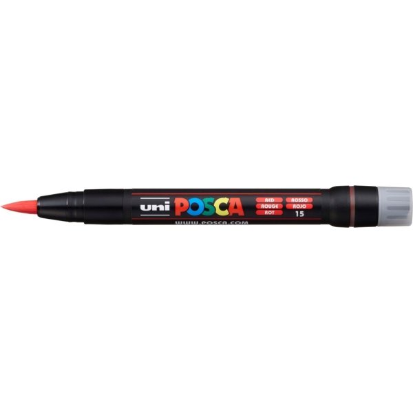 Posca Marker | PCF350 | Brush | 1-10 mm | Red