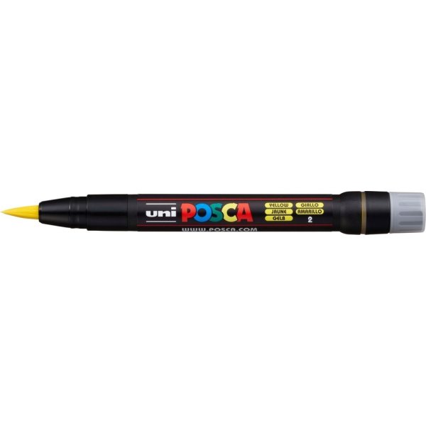 Posca Marker | PCF350 | Brush | 1-10 mm | Yellow