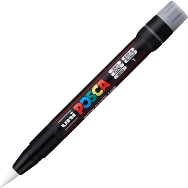 Posca Marker | PCF350 | Brush | 1-10 mm | Hvid