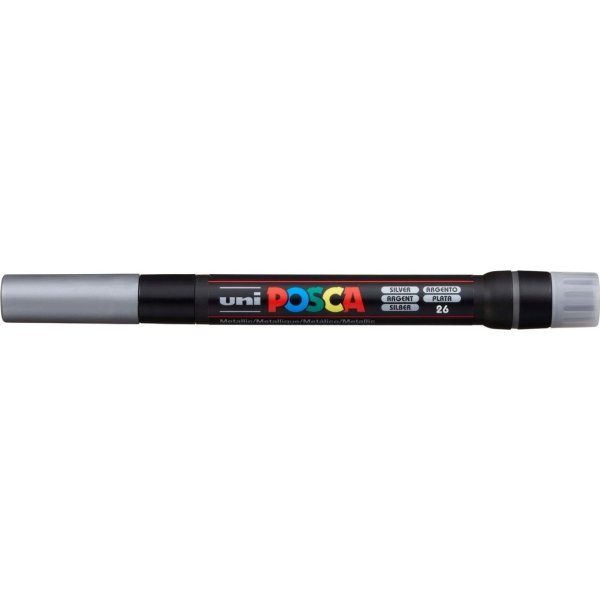 Posca Marker | PCF350 | Brush | 1-10 mm | Silver