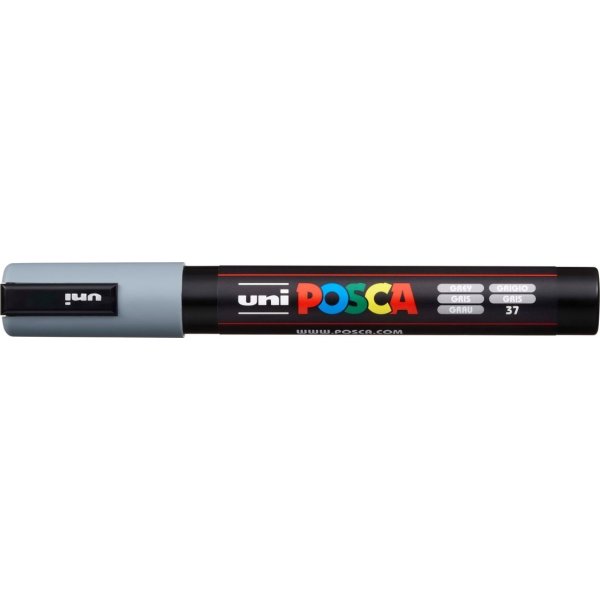Posca Marker | PC-5M | M | 2,5 mm | Grå