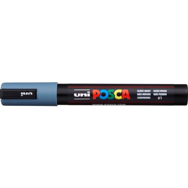 Posca Marker | PC-5M | M | 2,5 mm | Skifergrå