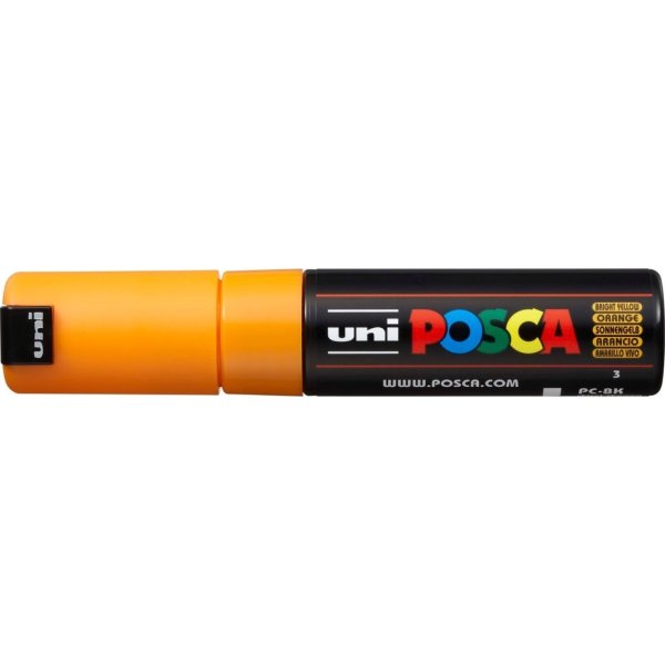 Posca Marker | PC-8K | B | 8 mm | Bright yellow