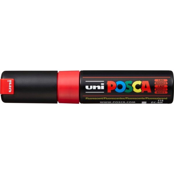Posca Marker | PC-8K | B | 8 mm | Fluo red