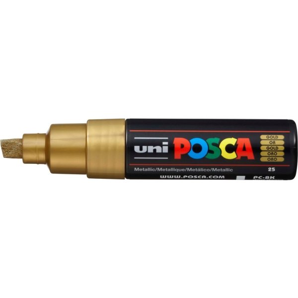 Posca Marker | PC-8K | B | 8 mm | Gold