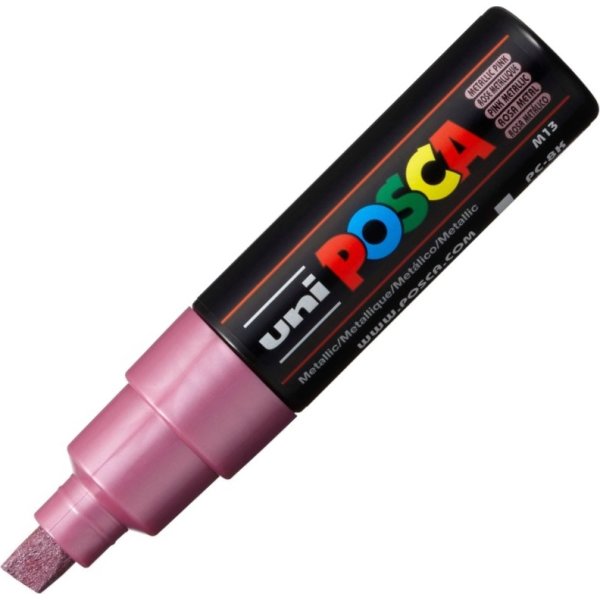 Posca Marker | PC-8K | B | 8 mm | Metal pink