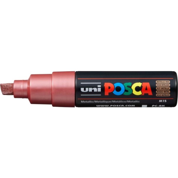 Posca Marker | PC-8K | B | 8 mm | Metallic red