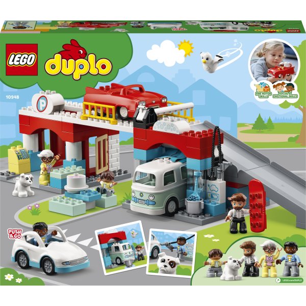LEGO DUPLO Vehicles 10948 Parkeringshus og bilvask