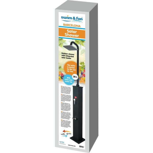 Swim & Fun Barcelona solardusch, 26L