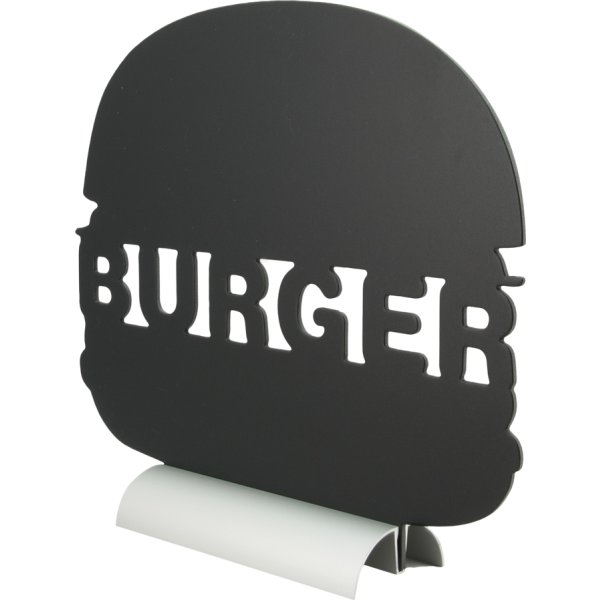 Securit Silhuette Alu Burger Bordskilt