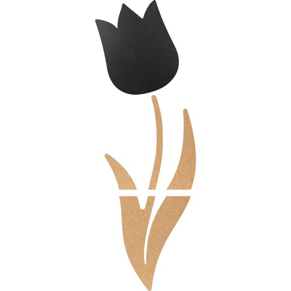 Securit Tulipan Kridt- og korktavle