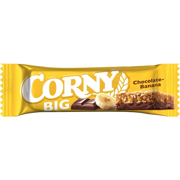 Corny müslibar chokolade/banan, 50 gram