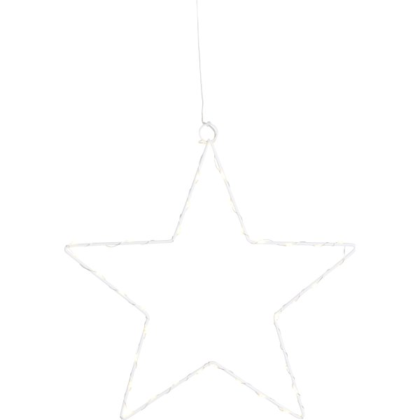 Sirius Liva Stjerne, 40 LED, Ø30 cm, hvid