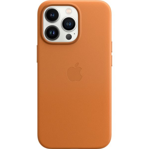 Kompliment Magnetisk Vælge Apple iPhone 13 Pro læder cover, gyldenbrun | Lomax A/S
