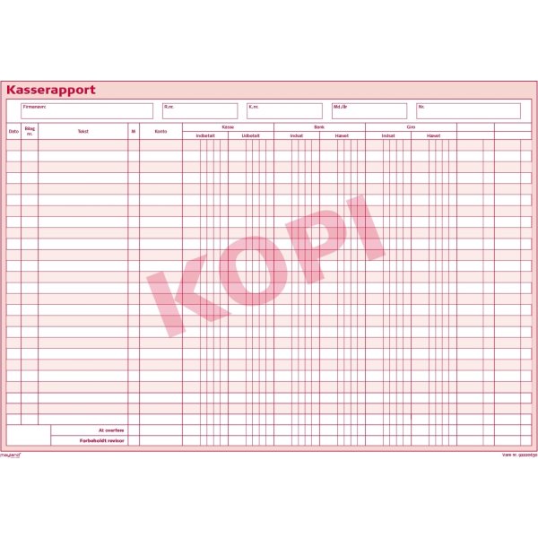 Mayland Blanket | Kasse-bank-giro+1 | 2x50 blade