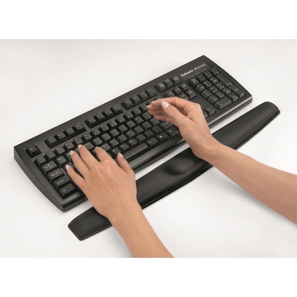 Fellowes tastatur håndledsstøtte, sort