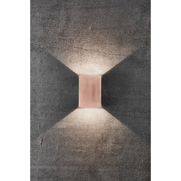 Fold 10 udendørs væglampe, Kobber | Lomax