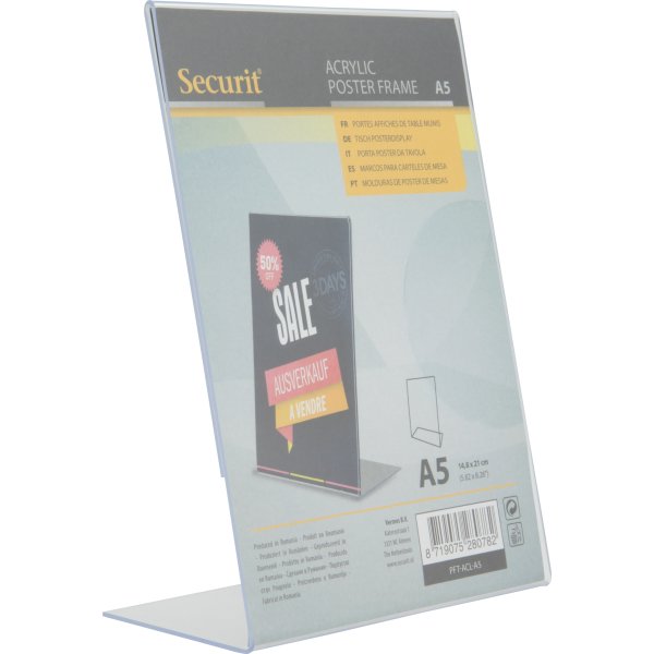 Securit Brochuredisplay | L-form | A5