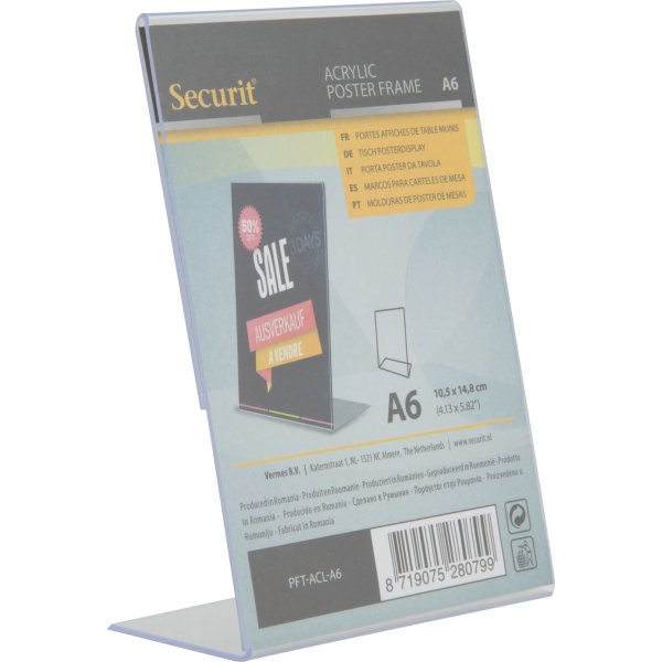 Securit Brochuredisplay | L-form | A6