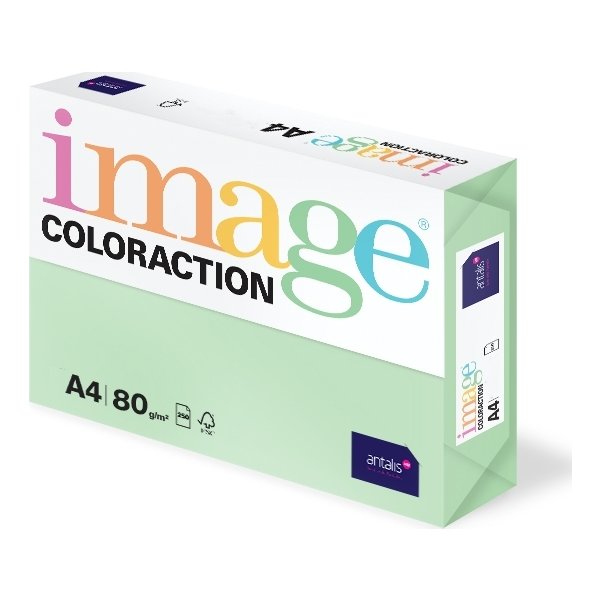 Image Coloraction A4, 80g, 500ark, enggrøn