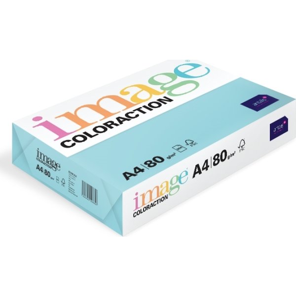 Image Coloraction A4, 80g, 500ark, Azure Blue