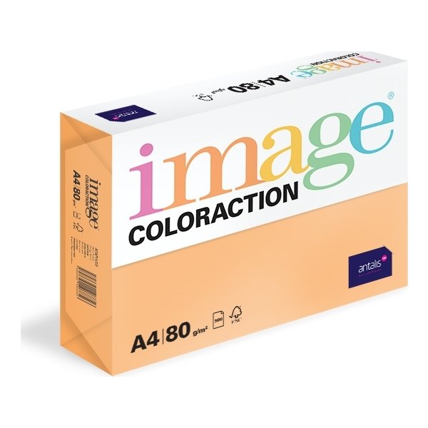 Image Coloraction A4, 80g, 500ark, orange