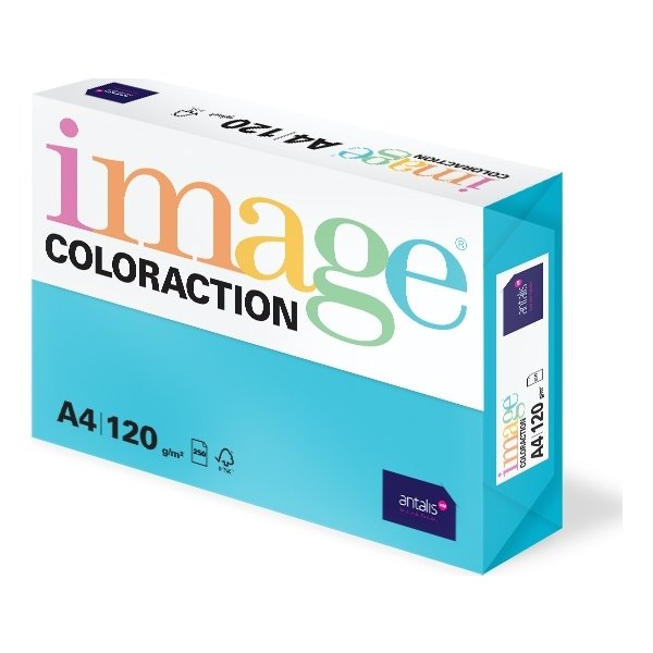 Image Coloraction A4, 120g, 250ark, turkis 