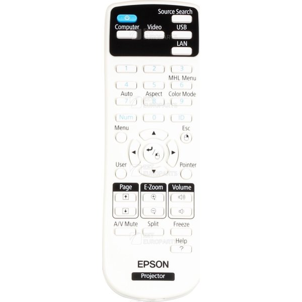 Epson EH-TW7400 fjernbetjening, hvid
