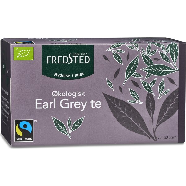 Fredsted Økologisk Earl Grey te, 20 breve